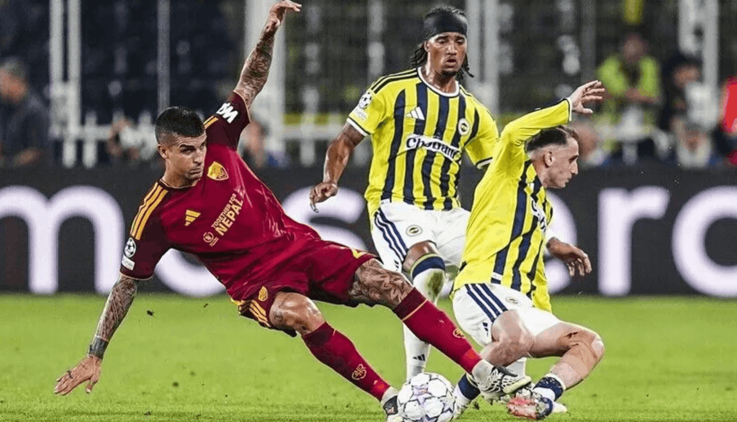 Fenerbahçe, UEFA Şampiyonlar Ligi’nin ilk haftasında konuk ettiği Roma ile 1-1 berabere kaldı